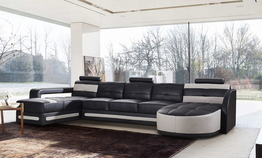Nova - U1 Leather Sofa Lounge Set